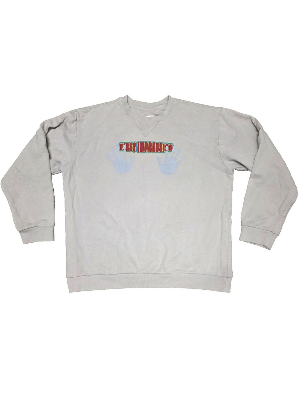 Boys Lie First Impression Crewneck Sweatshirt One Size Oversized Sweater 24.5x28